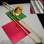 1965 Vintage King H  N  White 2b Silver Tone Trombone Nice
