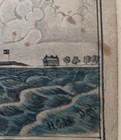Antique Naive Folk Art Painting Military Historic Ship Navy Is Gunboat Kennebec