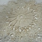 Pair Vtg Grandma Shabby Chic Victorian Pillow Cases Hand Crochet Edges White