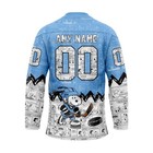 Personalized Utah Mammoth Special Peanuts Lace Hockey Shirt Design