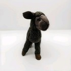 Black Lamb  sheep  Soft Toy By Hansa  Plush  Posable  Very Nice