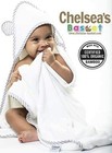 Bamboo Hooded Baby Towel   Washcloth Gift Set For Baby Boy   Girl Hypoallergenic