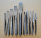 Snap On Tools 10 Pc Chisel Set Automobile Tools Motorcycle Tools Flat Cape