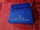 Vintage Rand Mcnally City Map Collection Of 35 Major U s  Cities In Travel Case 
