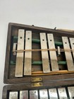 Vtg Antique Unbranded Portable Glockenspiel Orchestra Bells A 435 Wood Case Asis