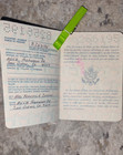 Vintage Passport Usa 1981 Travel Ink Stamps