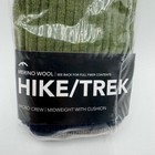 Darn Tough Hike Trek Micro Crew Merino Wool Socks Unisex Large Willow Green