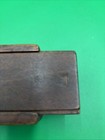 Antique Early American Wooden Slide Lid Box Pegged Primitive C 1830