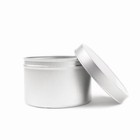 Ericx Light Candle Tin 24 Piece  8 Oz  For Making Small  Silver