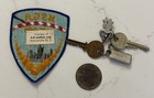 Vintage Lot Nsga 1966 Patch  Masonic Lodge    penney     Dav 1955 Miniature Plate Il