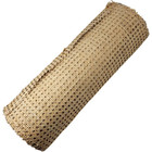 18  - 24  Natural Rattan Webbing Roll For Caning Projects Pre - Woven Open Mesh