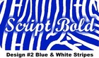 Personalized Custom Zebra Stripes License Plate 12 Diff Fonts 12 Diff Designs