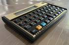 Vintage Hewlett-packard Hp 12c Financial Calculator Gold- Tested