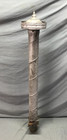 Antique Vtg 3x42 Galvanized Metal Steeple Point 7  Roof Top Vent Old 1059-25b