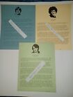 The Monkees 1969 Mike Nesmith Davy Jones Micky Dolenz Photos bios Set Press Kit 