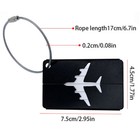 Aluminium Alloy Travel Luggage Tags Suitcase Address Label Holder Luggage Tag