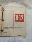 Vintage Wwii B-17 Pilot Training Manual For The Flying Fortress 1945- Original 