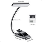 19 Led Rechargeable Book Light  3 Color Temps  Stepless Dimming  Eye Care
