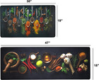 Artistic Beautiful Anti Fatigue Kitchen Floor Mat - Unique Floor Mat - Pain Reli