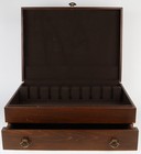 Vintage Wooden Anti-tarnish Silverware Storage Chest