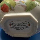 Vtg 1974 Strawberry Hill Porcelain Basket W  Handle Fine China Mann Seymour 
