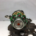 Old Beijing Chinese Snuffbox Box Gift Jewelry Antique Dragon Statue Vintage