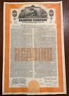 Lot Of 5 Different Railroad Stock Certificates Reading  Lake Shore  Rock Island
