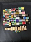 Lot Of 100 Mostly Vintage Wooden Thread Spools J p Coats   Clark Talon