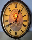 Stroh s Beer Lighted Clock Sign  -