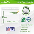 Horizontal Card Protectors - Soft Edge Sealable 4x3 Inch  Clear  100 Pack - Wate