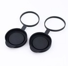 2 Pc Tethered Objective Lens Covers For Binoculars 52-54mm Us Seller   Fast Ship