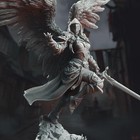 Lydia Merciless Female Angel Fighter Paladin Cleric Miniature   Dnd D d