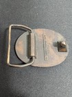 Vintage Mighty Mouse Belt Buckle 1976 Terrytoons Oval Metal Cartoon Superhero