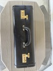 Bally Leather Briefcase Black Hard Laptop Business Bag Italy Unisex