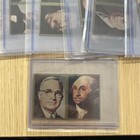 Vintage President Sticker Cards Paper Towels Rare Lot George Washington  