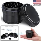 4 Layer 3 Inches Large Portable Alloy Grinder Herb   Spice Tobacco Grinder New 