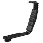 Heavy Duty Photo Video L Bracket With 2 Standard Hot Shoe Mount For Light Camera