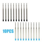 10pcs Ink Pen Point Refill Ballpoint 1mm Medium Tips For Parker Pen With Spring