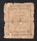 April 25  1776 9d Nine Pence Pennsylvania Colonial Currency Note  b 