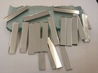 Ruixuan 3 8x2inch Small Glass Rectangle Craft Mirrors Bulk 120 Pieces Mosaic    