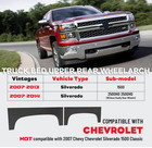 Truck Bed Wheel Arch Repair Panel Fits For Chevy Chevrolet Silverado 2007-2014