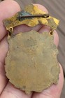 Rare     1898 Topeka Kansas Festivities Reunion Souvenir Badge Pin Pendant  Ks 