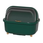  Multifunctional Dish Drying Box  Space Saving Dish Drainer With Lid Cover  