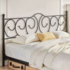 Full Queen King Size Metal Bed Frame Bed Headboard Only  Bedroom  Durable Black