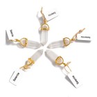 Selenite Gold Pendulum Pendant Healing Point Size 40x8mm Sold Per Piece
