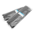 1000 Pcs Pack 12  Inch Network Cable Cord Wire Black Tie Strap 40 Lbs Zip Nylon