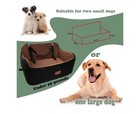 Dog Car Booster Seat For Large Pets     Secure Travel Carrier With Clip Large Dog