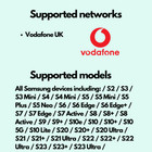 Samsung Galaxy S5 S6 S7 Edge S8 S9 S10 S20 S21 S22 S23 Vodafone Uk Unlock Code