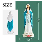 Virgin Mary Statue  Blessed Mother Mary Statue Catholic  Rosary Holder