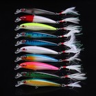10pcs Topwater Minnow Fishing Lures Set 9cm 7g